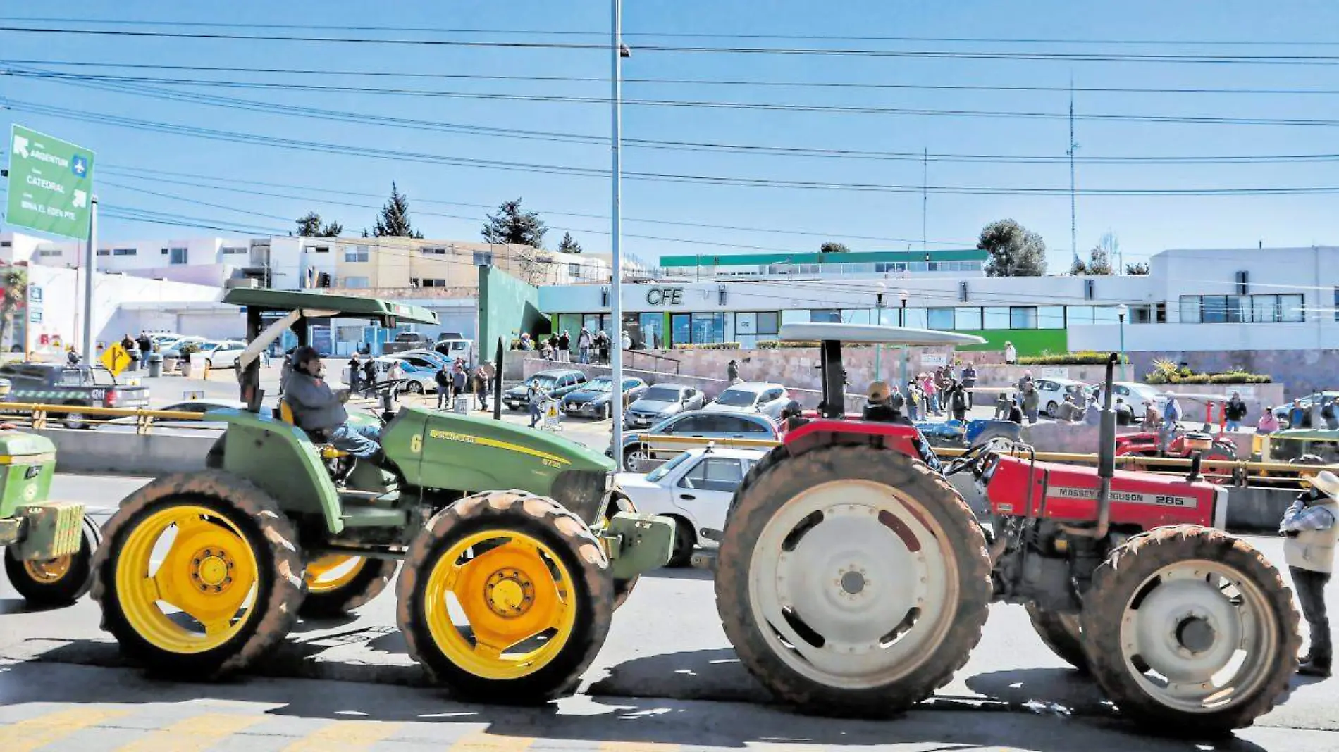 Protesta de campesinos